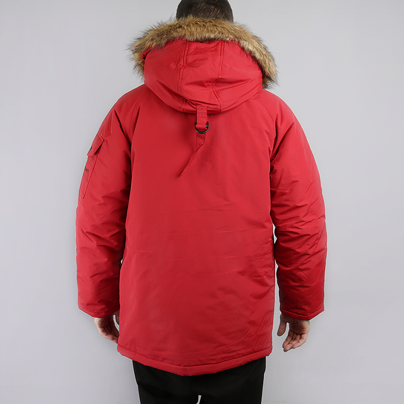мужская красная куртка Carhartt WIP Anchorage Parka I021866-red/black - цена, описание, фото 7